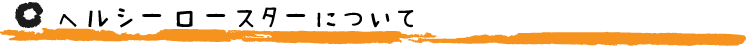 ヘルシーロースターについて